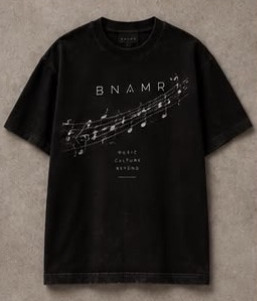 Frequency Tee flat lay