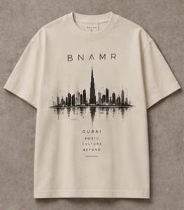 Skyline Tee flat lay
